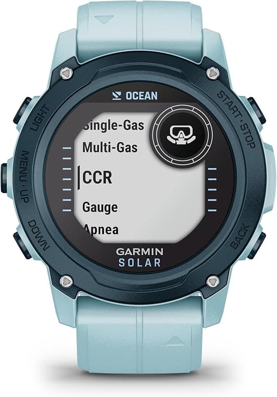 Ordenador de buceo Garmin: Descent G1 Solar Ocean