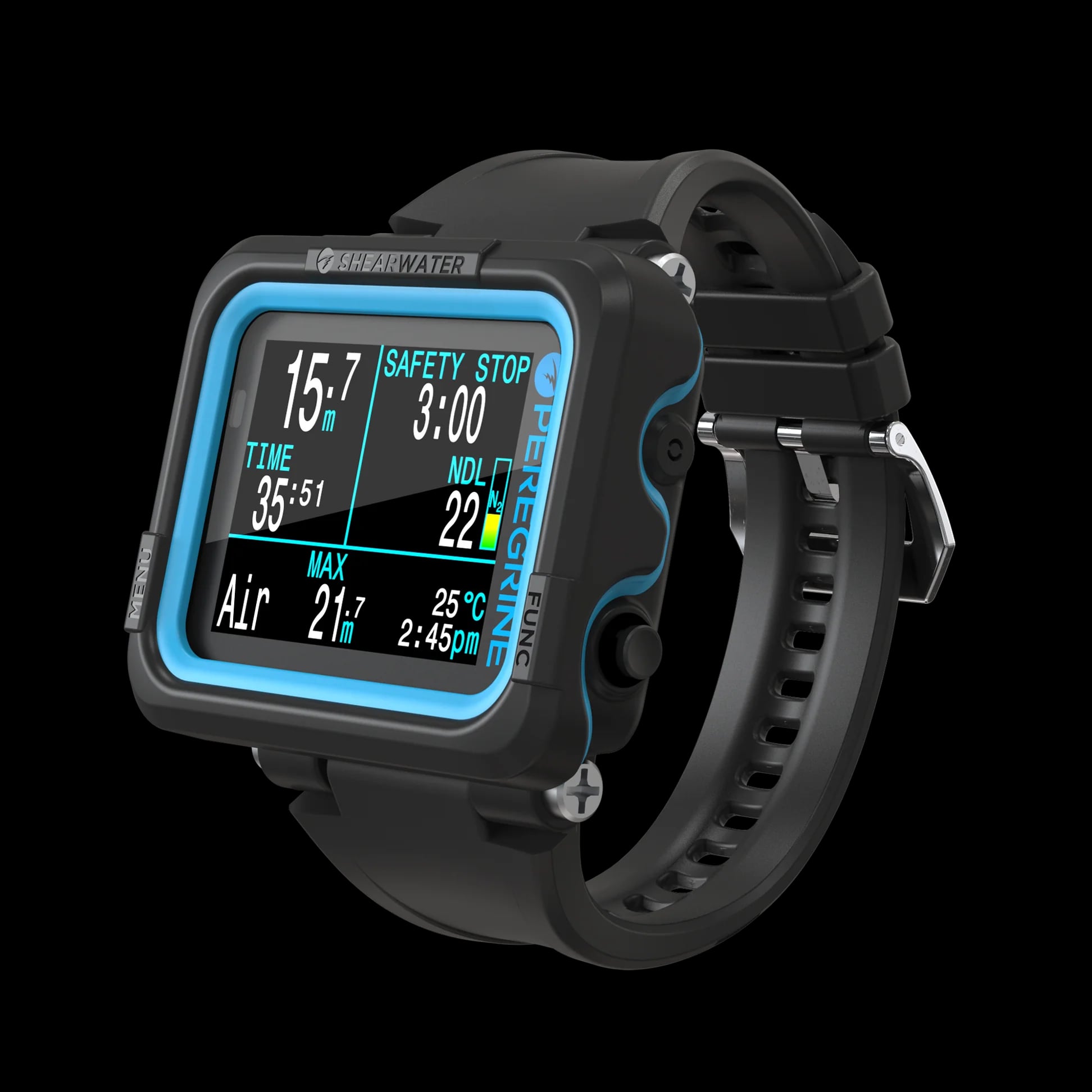 Ordenador de buceo Shearwater: Peregrine