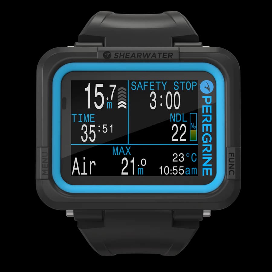 Ordenador de buceo Shearwater: Peregrine