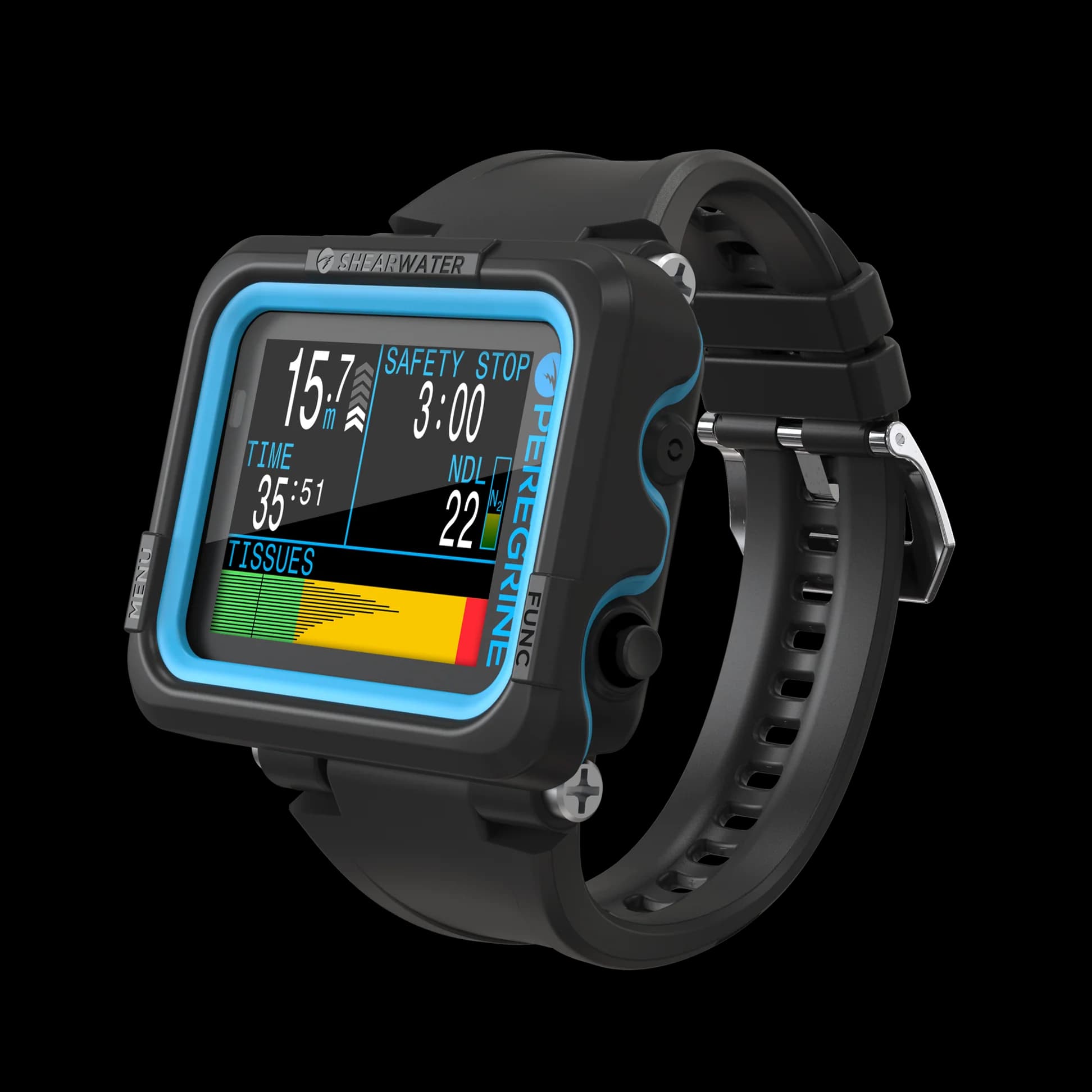 Ordenador de buceo Shearwater: Peregrine